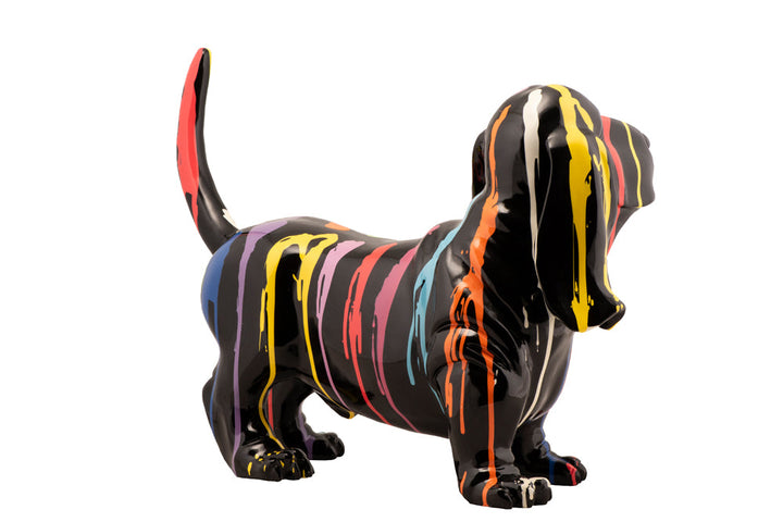 Skulptur Hund mit Schlappohren