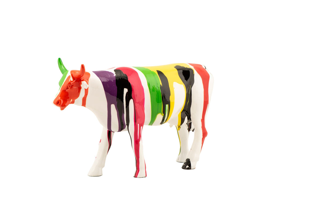 Skulptur Bunte Kuh
