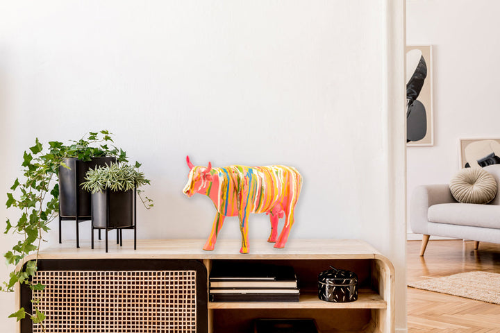 Skulptur Bunte Kuh II