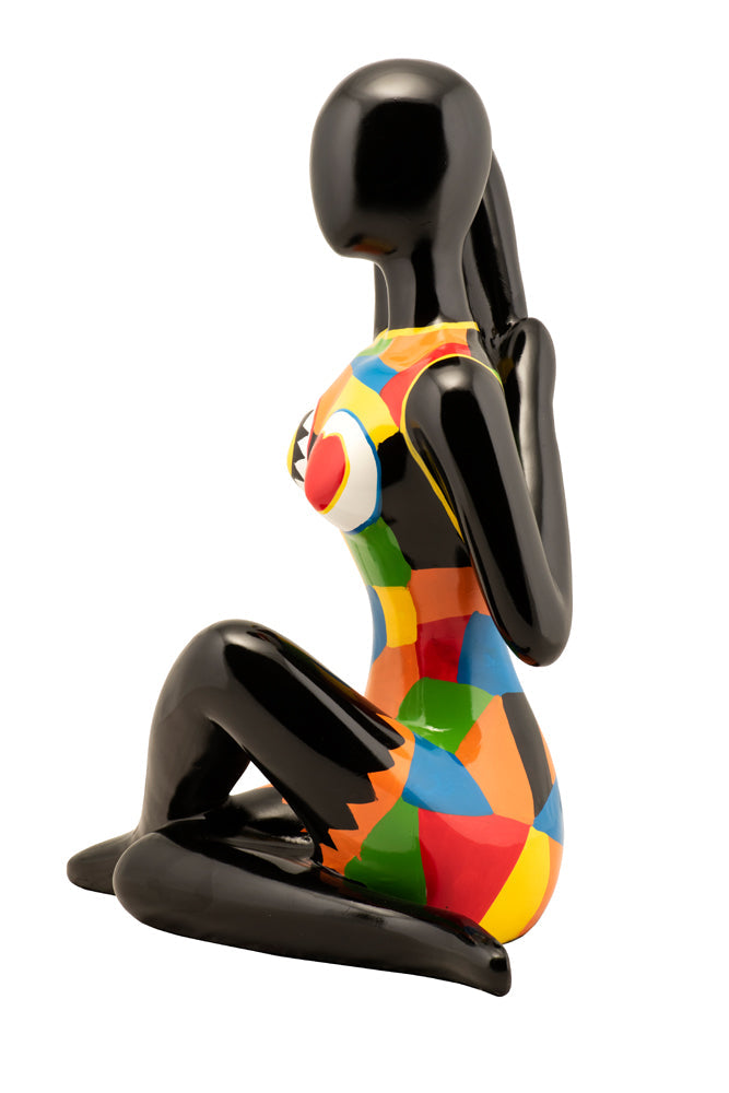 Skulptur Relaxing Girl