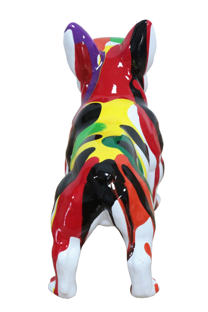 Skulptur Bunte Bulldogge