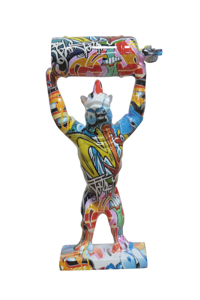 Skulptur Power Rhino
