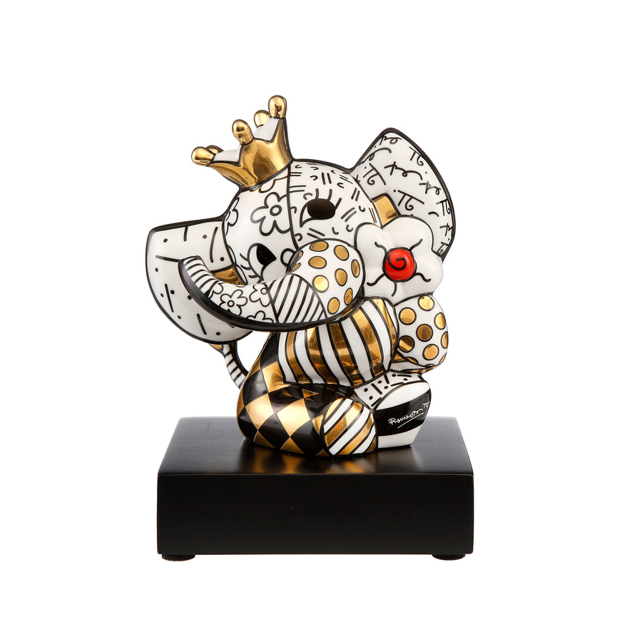 Romero Britto Golden Spring Elephant – Goebel