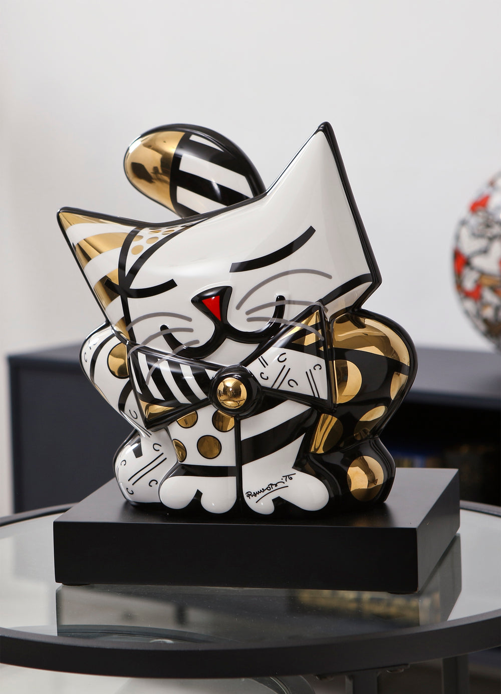 Romero Britto Golden Cat – Goebel
