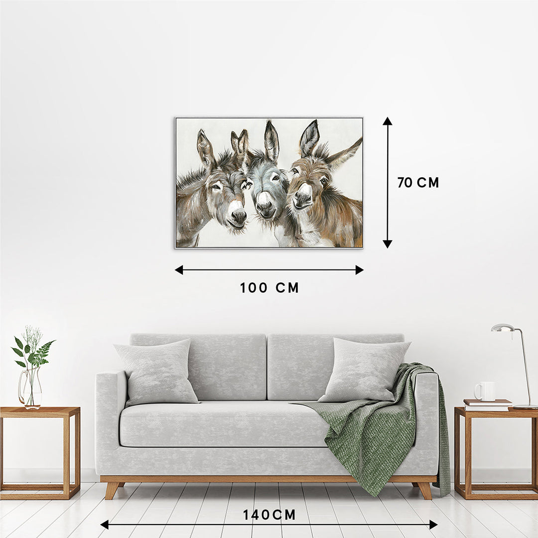 Three Donkeys