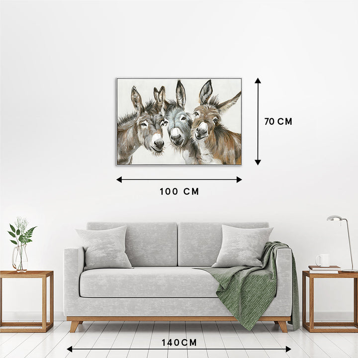 Three Donkeys