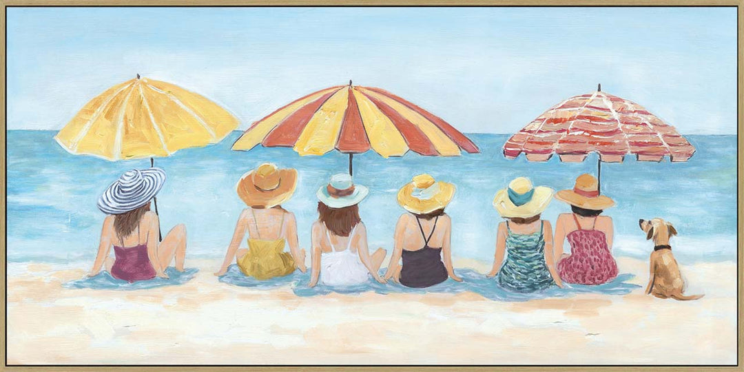 Damen am Strand