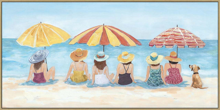 Damen am Strand