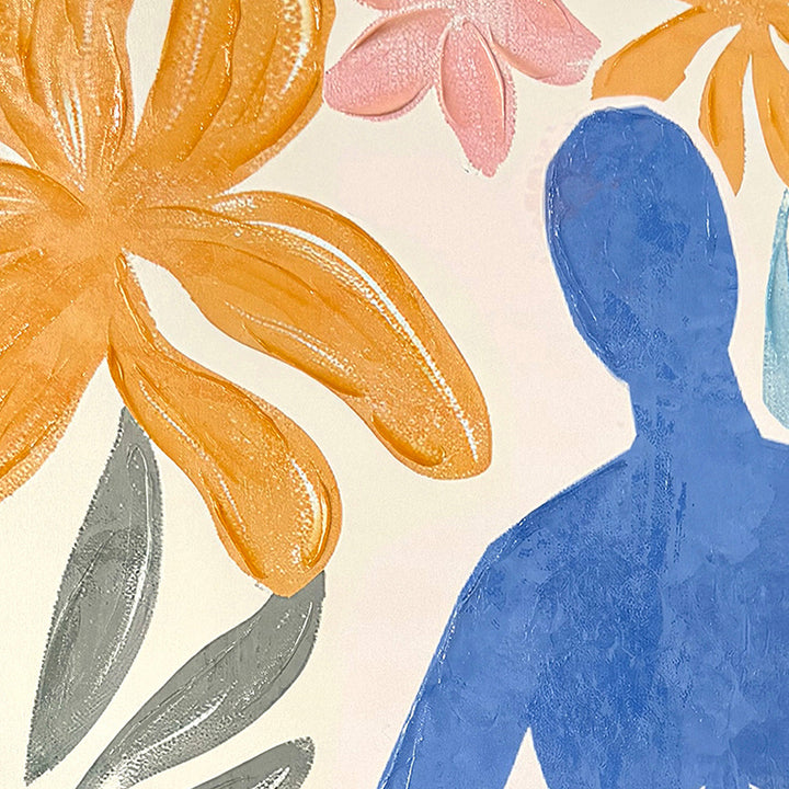 Matisse-inspiriert Blauer Akt
