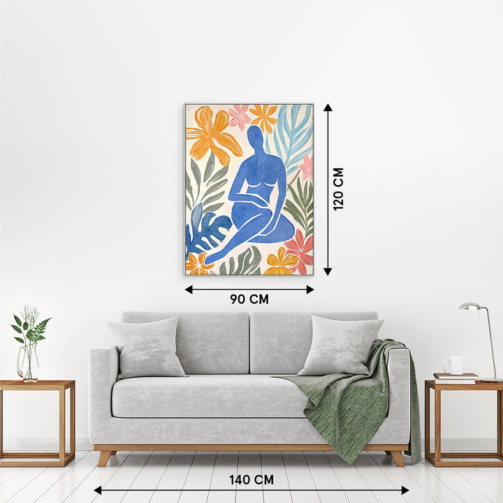 Matisse-inspiriert Blauer Akt