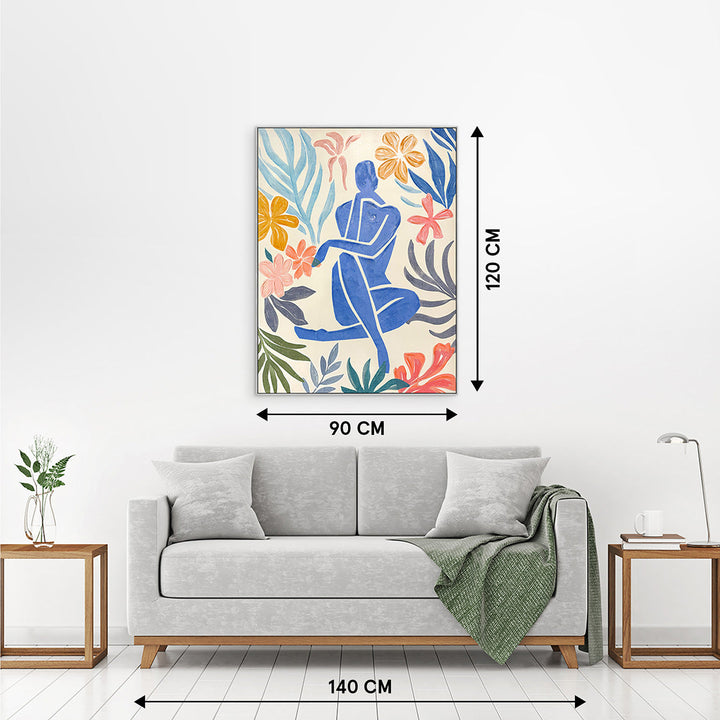 Matisse-inspiriert Blauer Akt