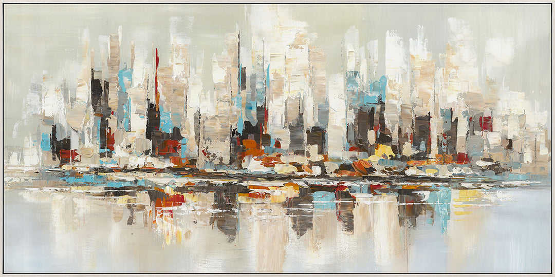 Orange & Teal Skyline