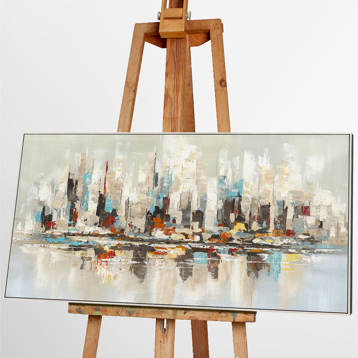 Orange & Teal Skyline