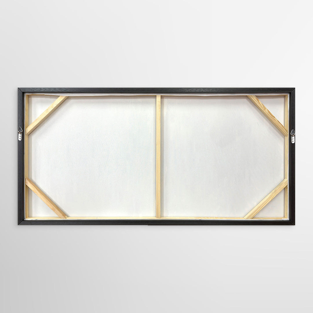 Gold People – Handveredelter Kunstdruck auf Leinwand