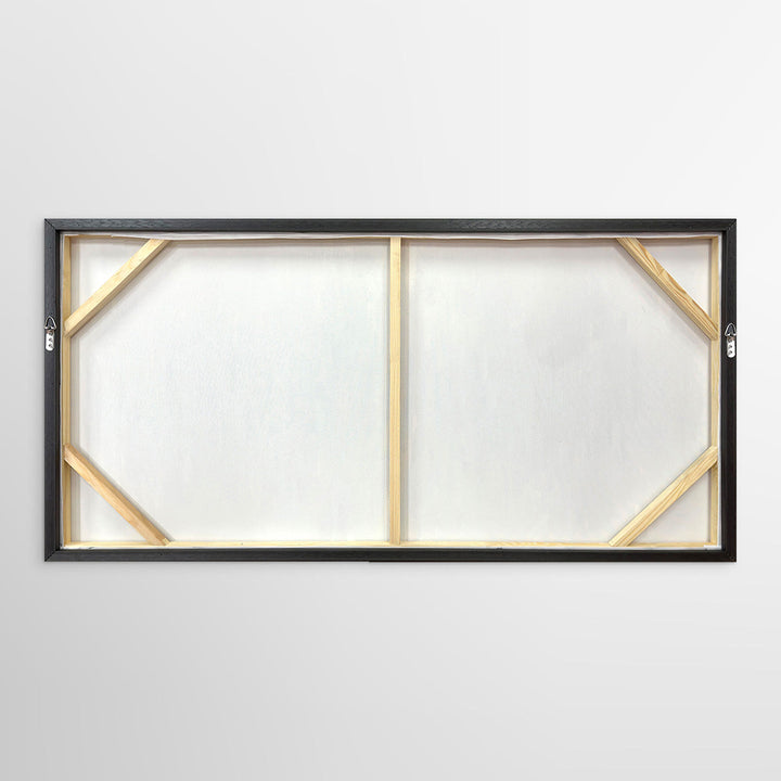 Gold People – Handveredelter Kunstdruck auf Leinwand