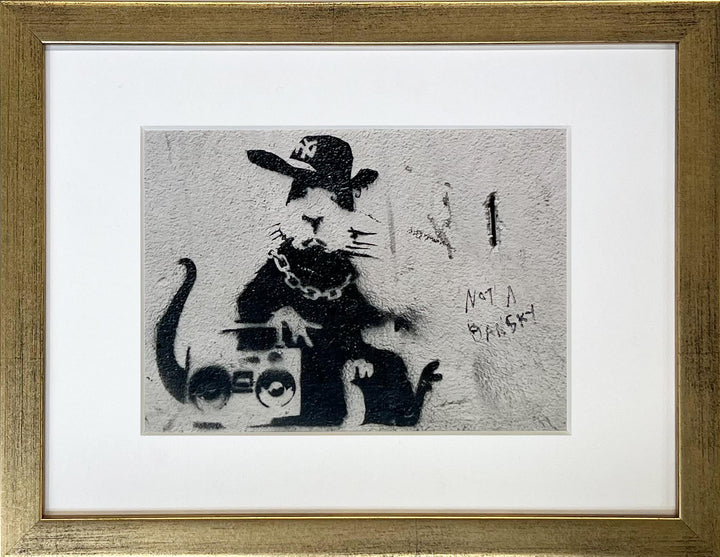 "Gangsta Rat" - Banksy Miniprint