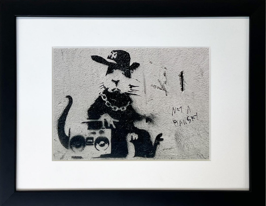 "Gangsta Rat" - Banksy Miniprint