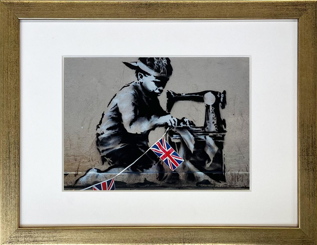 "Slave Labour" - Banksy Miniprint