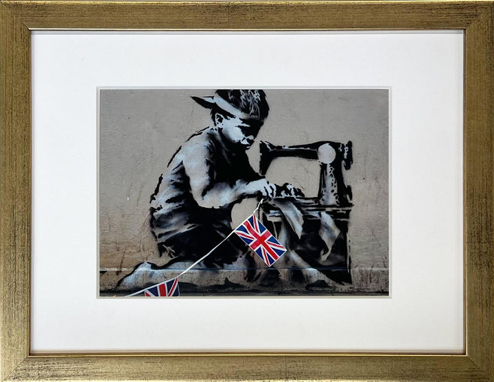 "Slave Labour" - Banksy Miniprint