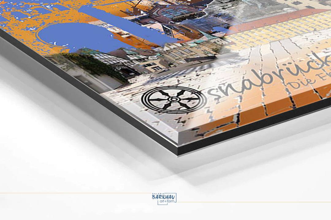 Osnabrück - Die Friedensstadt Karmann Ghia (OSB-31) I Giclee auf Holzkeilrahmen