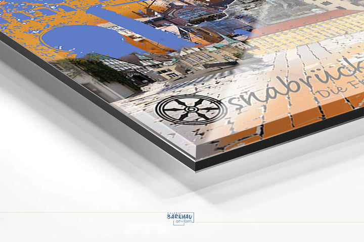 Osnabrück - Die Friedensstadt Karmann Ghia (OSB-31) I Giclee auf Holzkeilrahmen