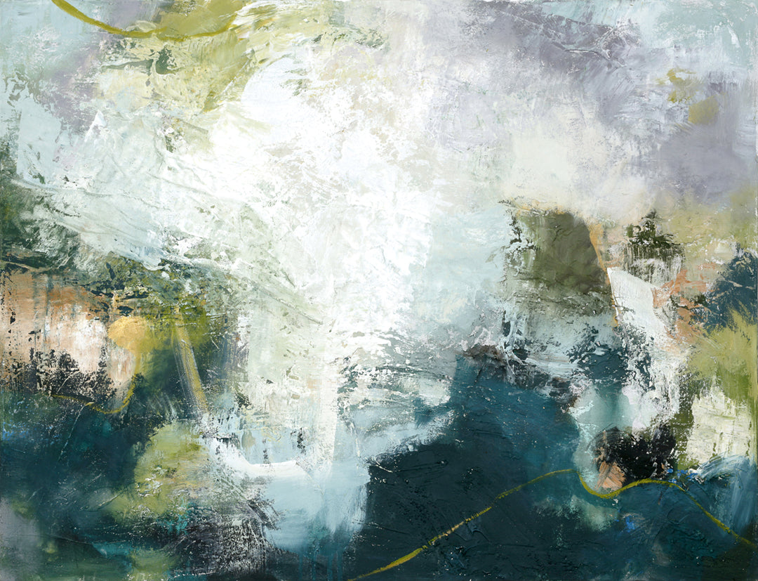 Breeze – Strukturbild handgemalt, Querformat
