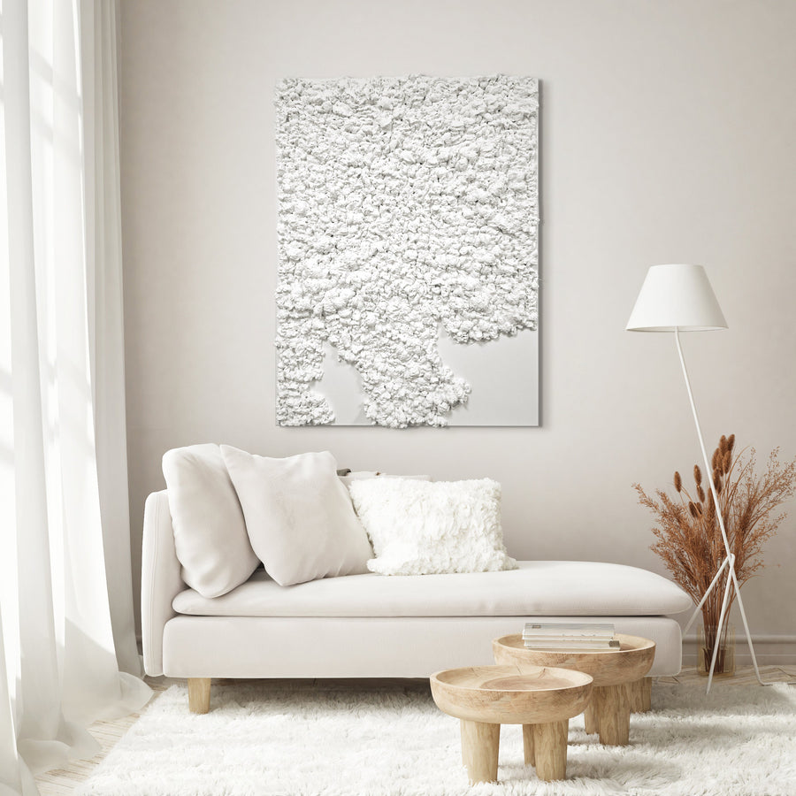 Organic 1 – Strukturbild handgemalt