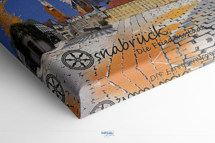 Osnabrück - Die Friedensstadt Karmann Ghia (OSB-31) I Giclee auf Holzkeilrahmen