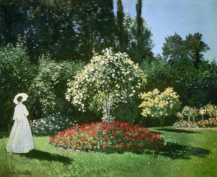 "Dame im Garten" | Claude Monet - Acrylglasbild