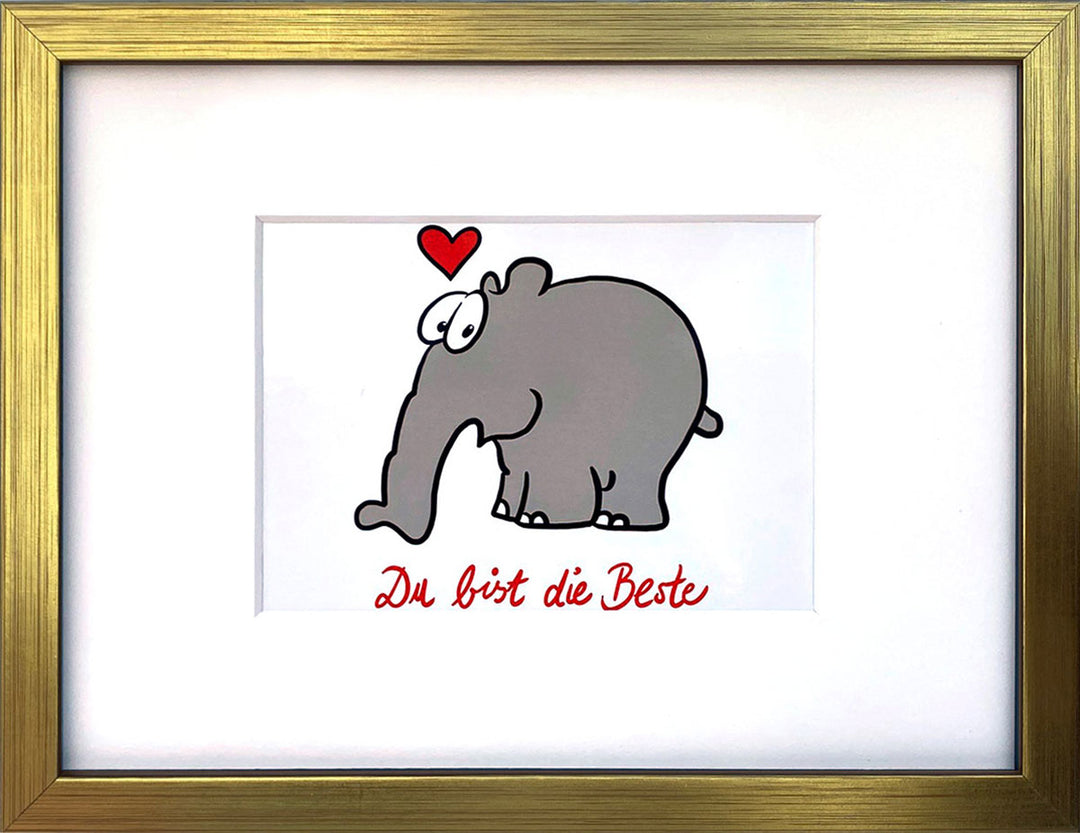 "Du bist die Beste" | Otto Waalkes Miniprint