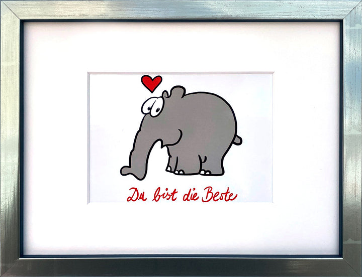 "Du bist die Beste" | Otto Waalkes Miniprint