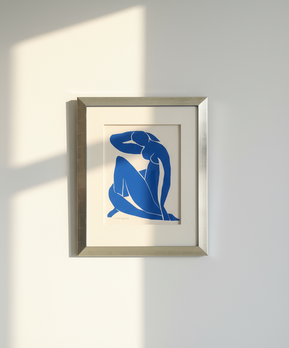 "Blauer Akt II / Blue Nude 2" | Henri Matisse Fine Art Siebdruck