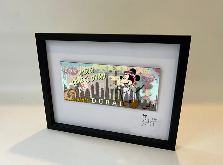 Skyyloft DUBAI MICKEY DIRHAM – gerahmt