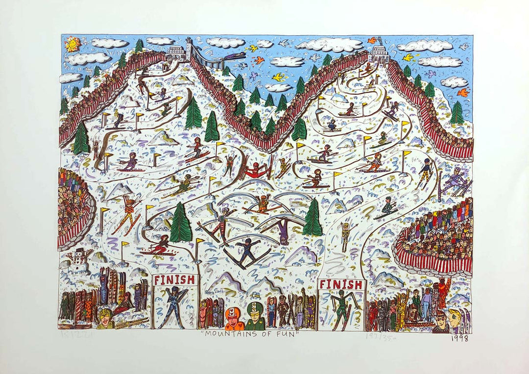 "Mountains of Fun" | James Rizzi