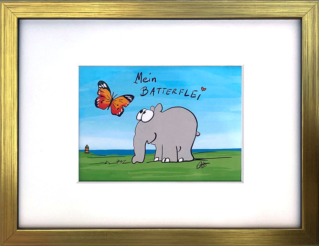 "Mein Batterflei" | Otto Waalkes Miniprint