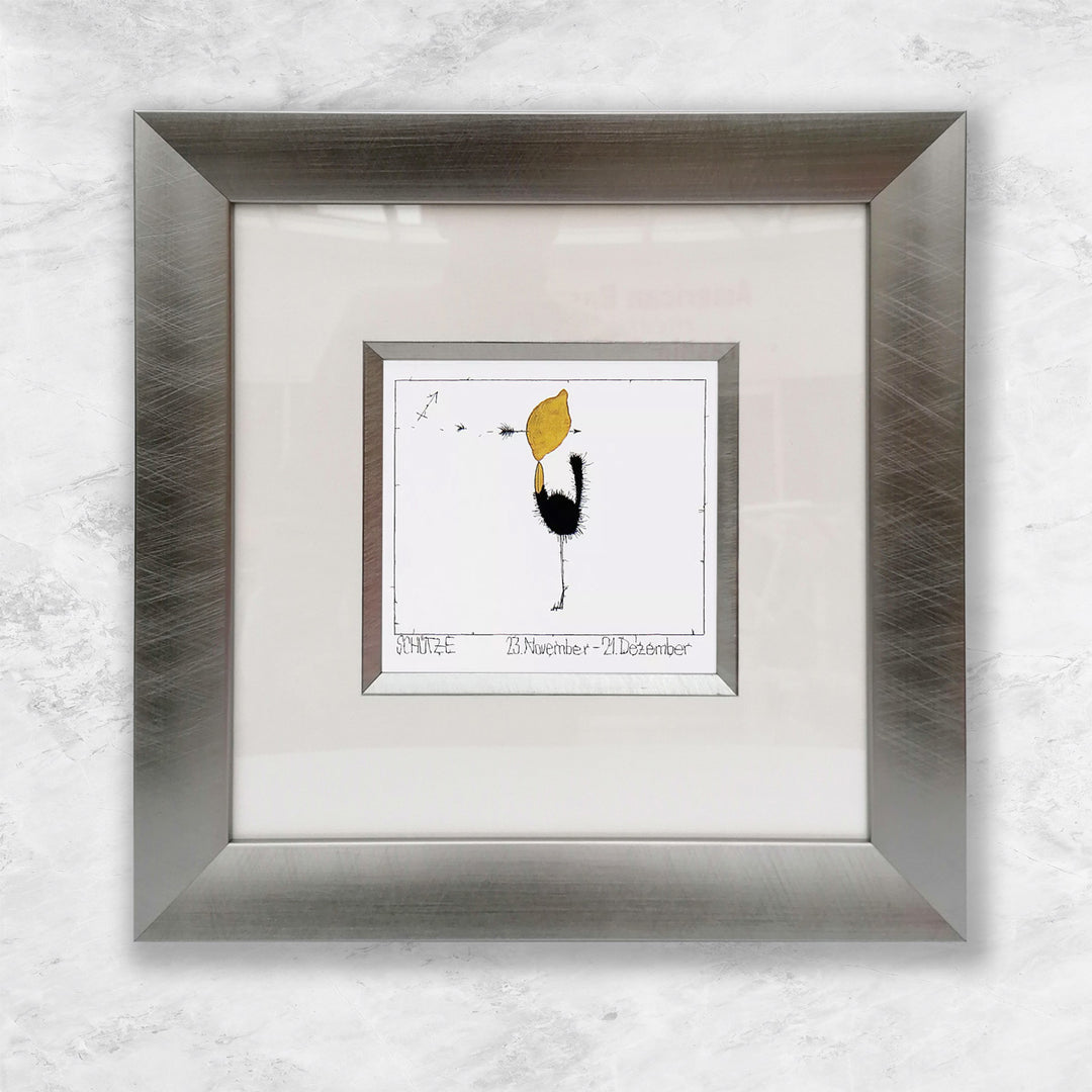 Sternzeichen Schütze (23.11.-21.12.) mit Rahmen | Michael Ferner