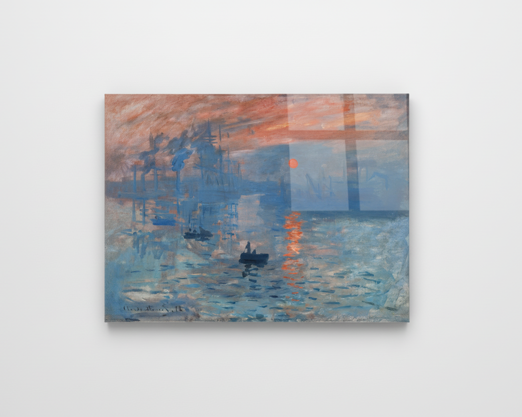" Impression, aufgehende Sonne " | Claude Monet - Acrylglasbild