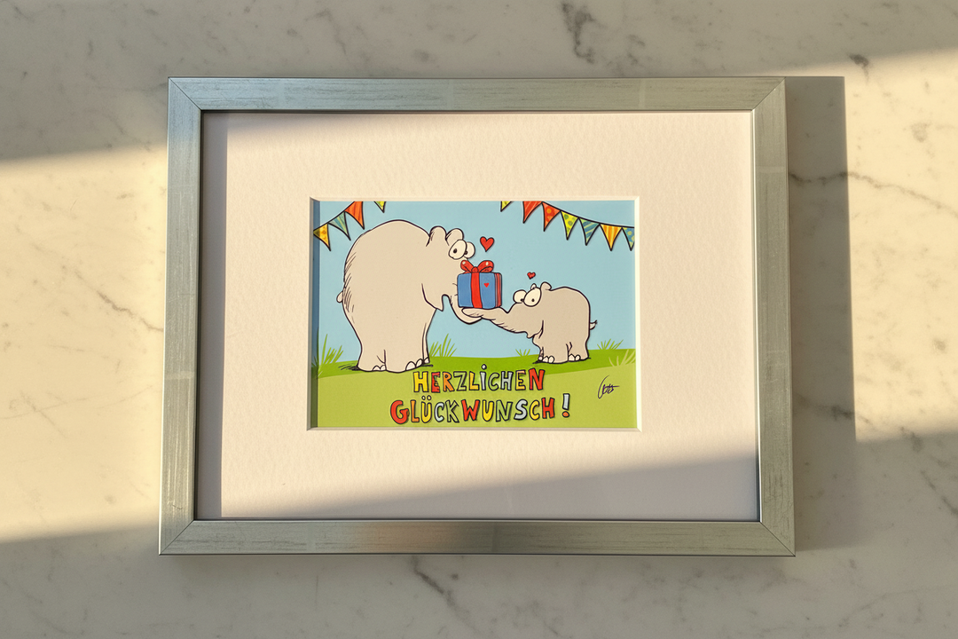 "Herzlichen Glückwunsch" | Otto Waalkes Miniprint