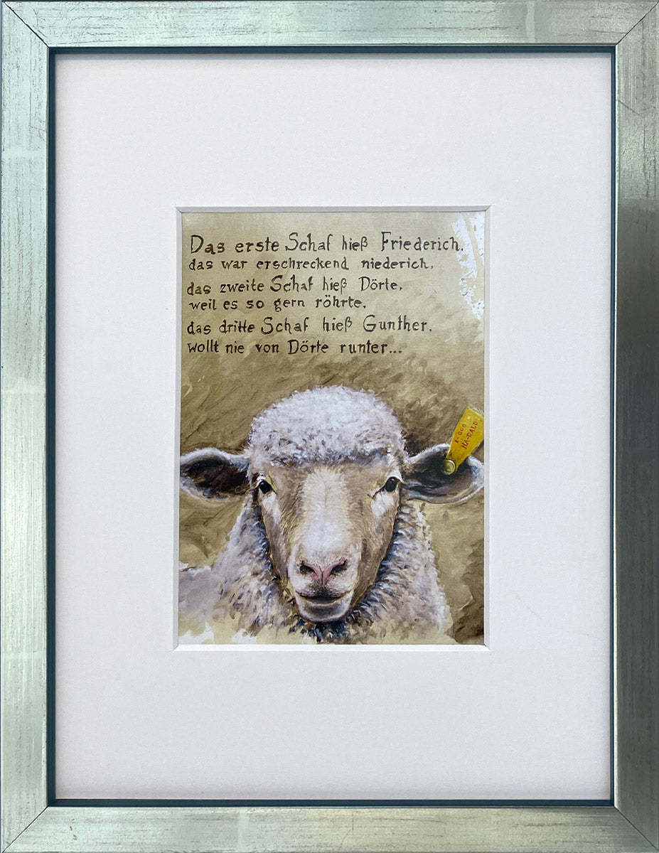 "Schaflied" | Otto Waalkes Miniprint