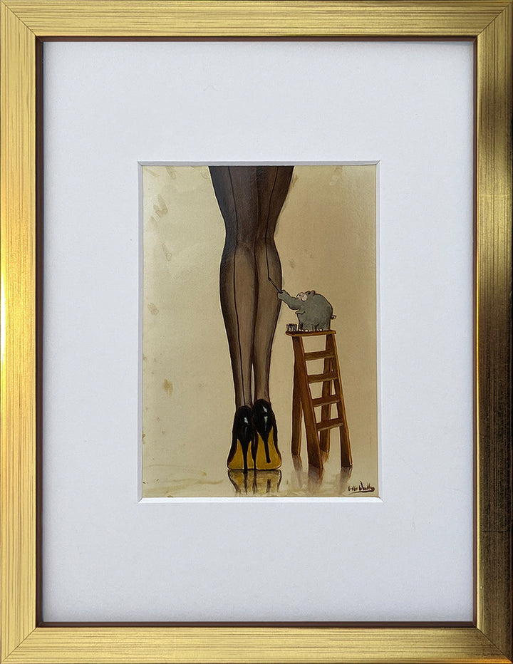 "Auf dem Strich" | Otto Waalkes Miniprint