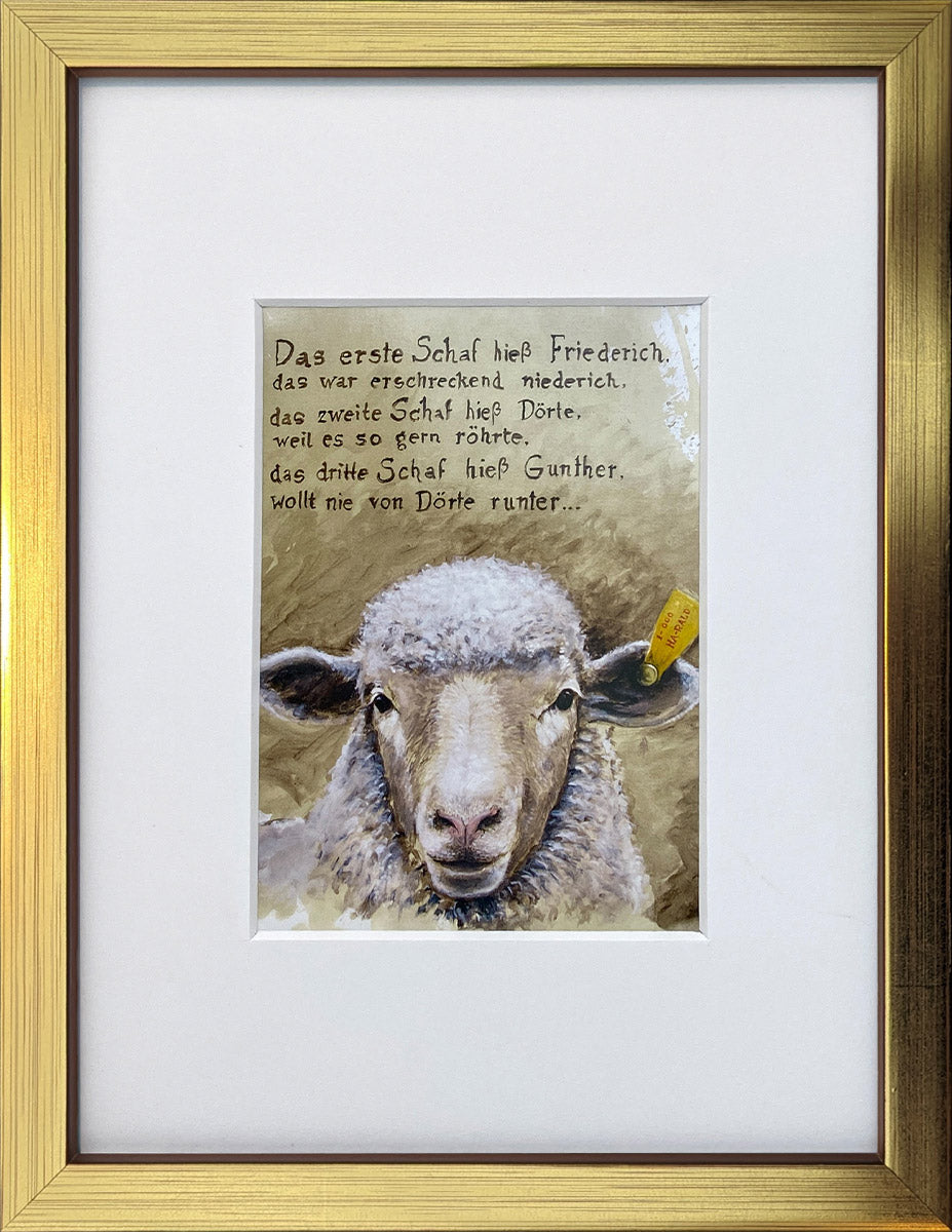 "Schaflied" | Otto Waalkes Miniprint