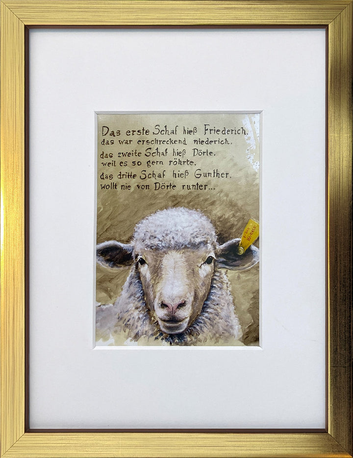 "Schaflied" | Otto Waalkes Miniprint