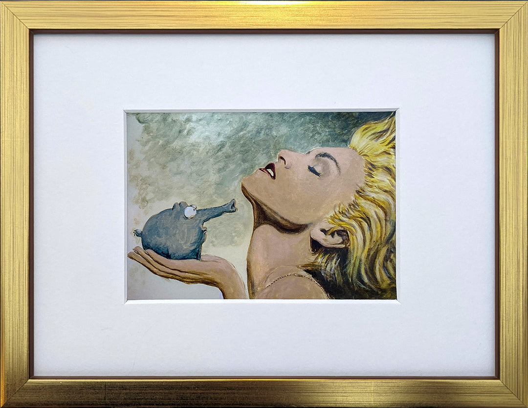 "Friesenföhn (Ostfriesischer Föhn) Madonna" | Otto Waalkes Miniprint