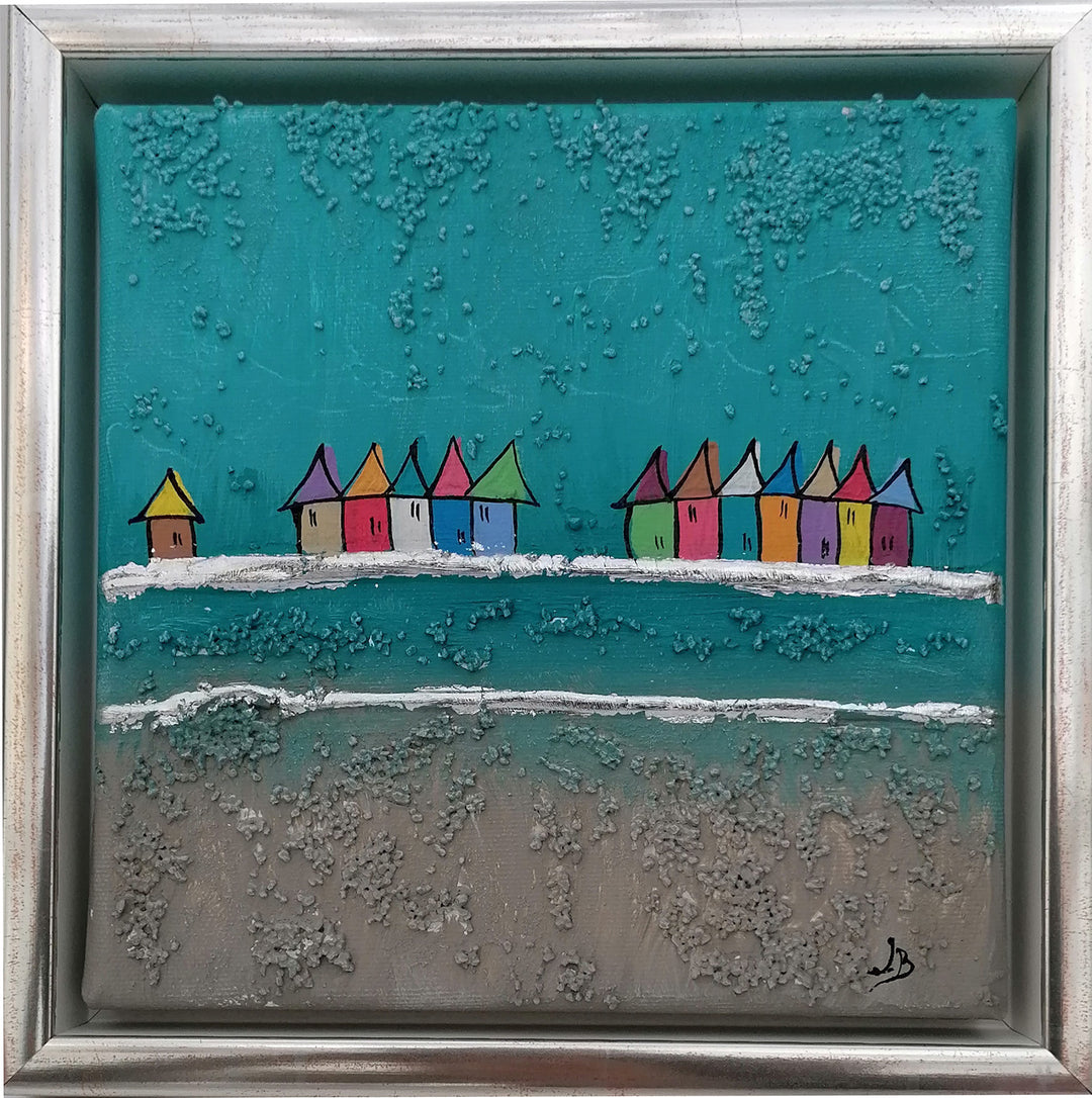 Helgoland, Taupe -Türkis | Lea Bach