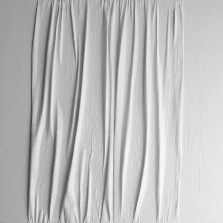 Freja | "White Passion 12" – Strukturbild handgemalt, quadratisch