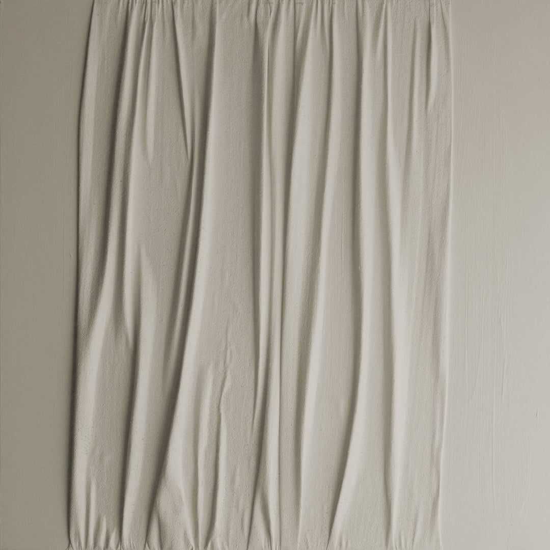 Freja | "White Passion 12" – Strukturbild handgemalt, quadratisch