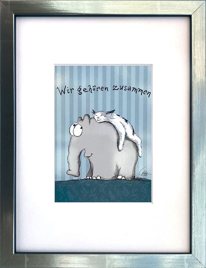 "Wir gehören zusammen" | Otto Waalkes Miniprint