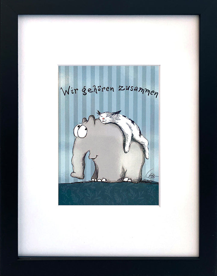 "Wir gehören zusammen" | Otto Waalkes Miniprint