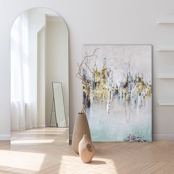 Amazing – Florales Strukturbild handgemalt
