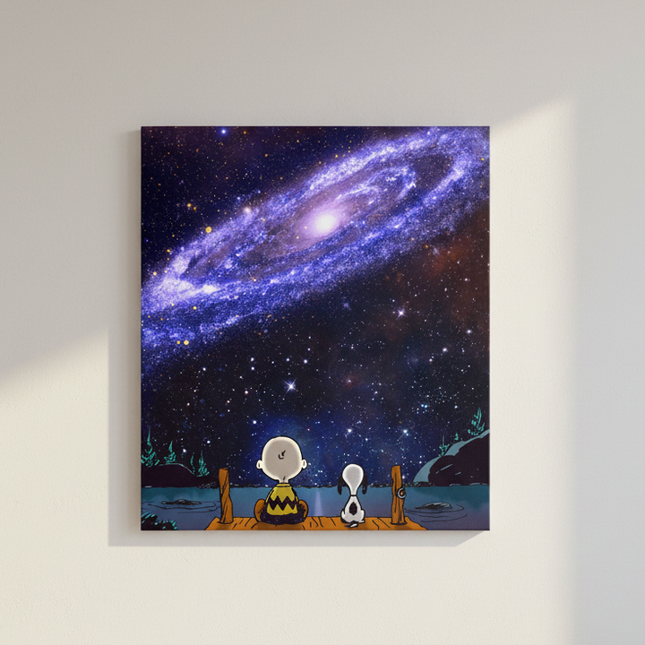 The Andromeda Galaxy - Peanuts Giclée limitiert